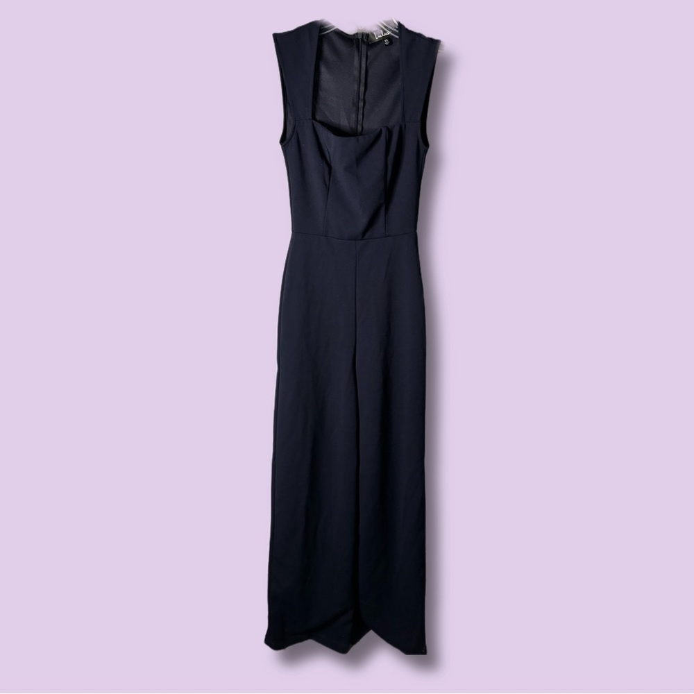 Lulu's Navy Blue Jumpsuit